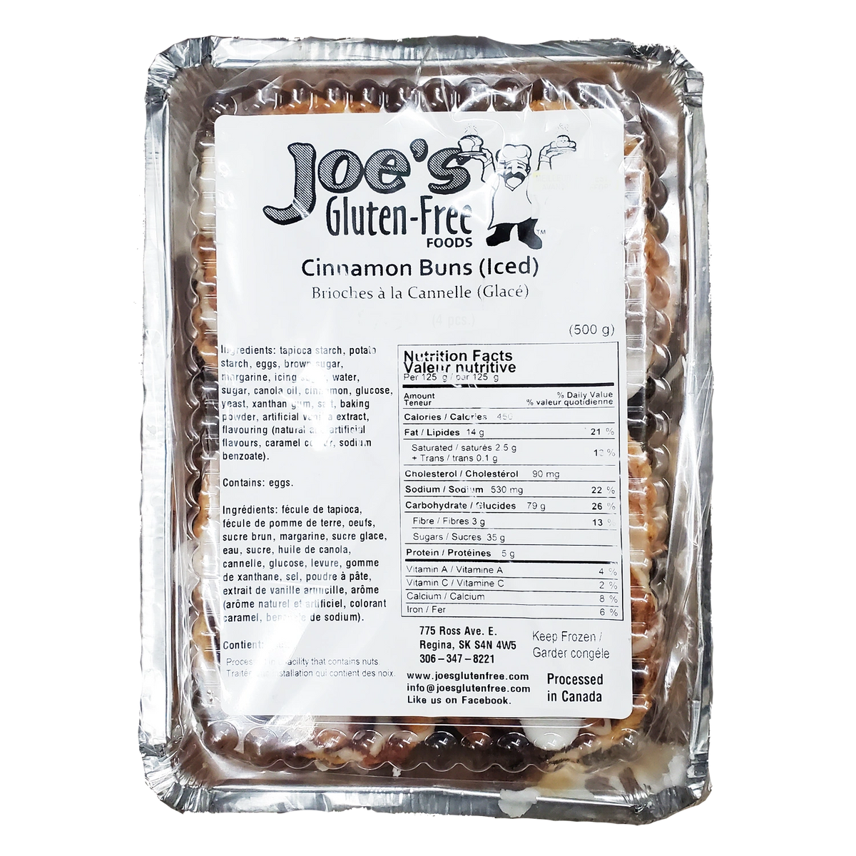 Joe's Gluten Free Cinnamon Buns (Iced)